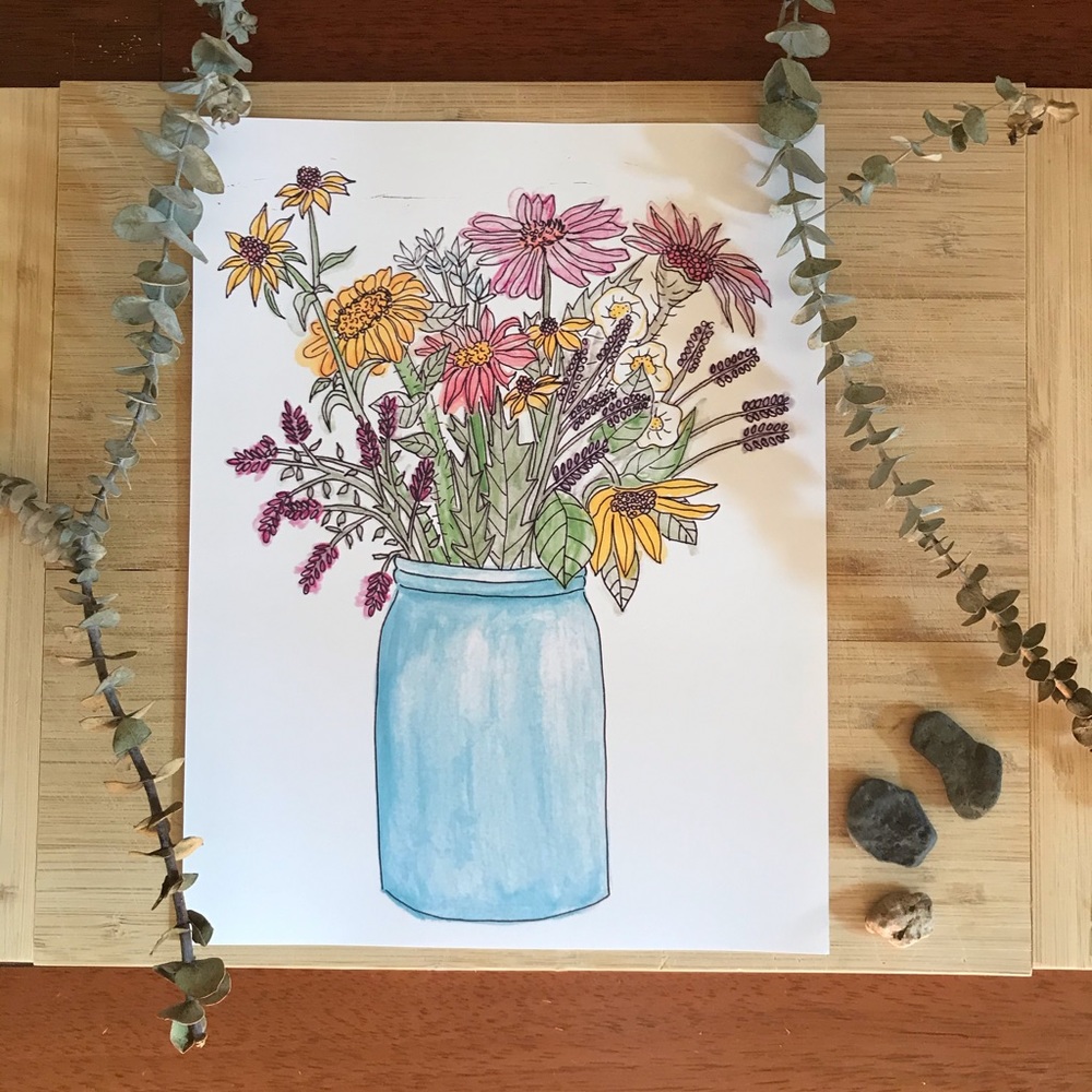 Botanical Wall Hanging and Home decor print